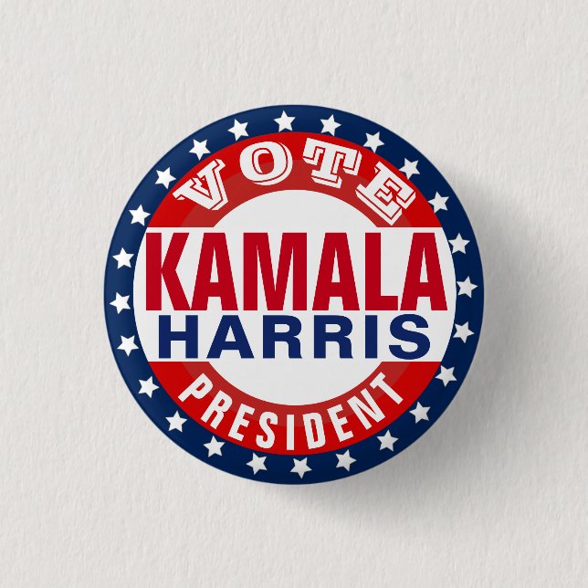 Kamala Harris för president Knapp (Framsida)