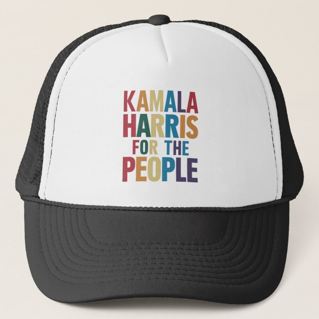 Kamala Harris För President LGBT Gay Pride Regnbåg Keps (Framsida)