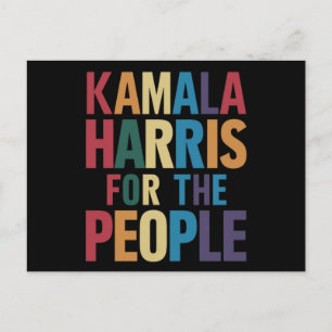 Kamala Harris För President LGBT Gay Pride Regnbåg Vykort