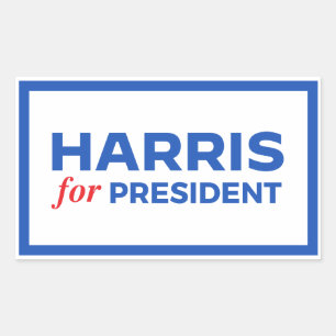 Kamala Harris för president Rektangulärt Klistermärke