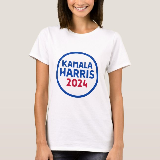 Kamala Harris för president T Shirt (Framsida)