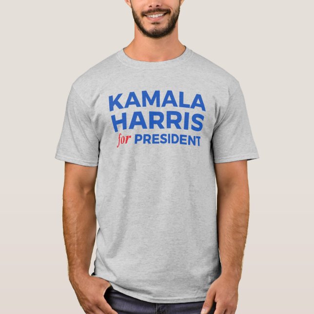 Kamala Harris för president T Shirt (Framsida)