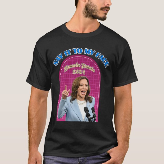 Kamala Harris För president - val 2025 T Shirt (Framsida)
