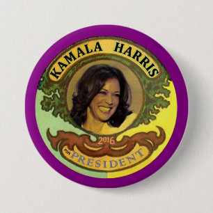 Kamala Harris för presidenten 2016 Knapp