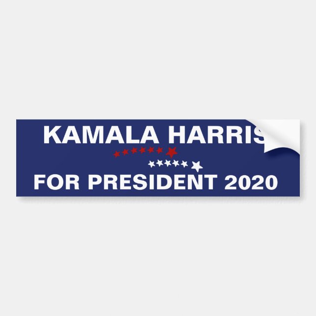 Kamala Harris för presidenten 2020 Bildekal (Framsidan)