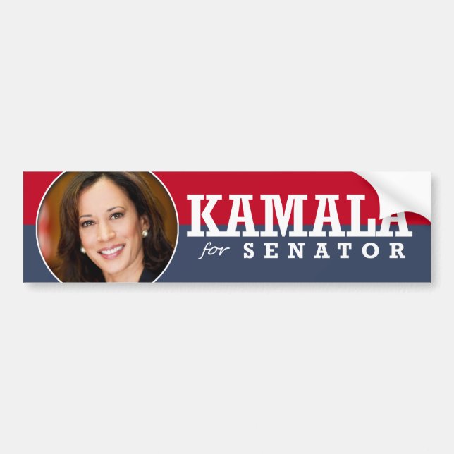 KAMALA HARRIS FÖR SENATOR BILDEKAL (Framsidan)