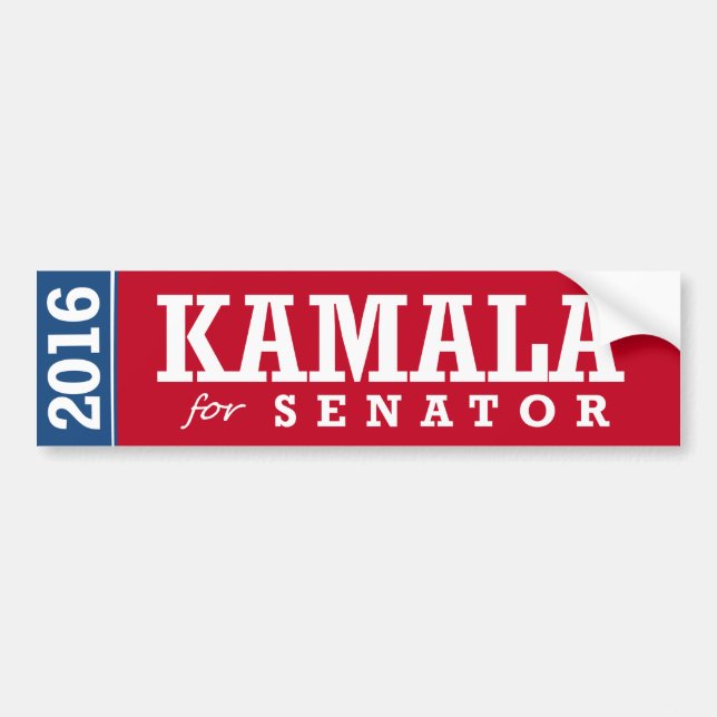 Kamala Harris för Senator Bildekal (Framsidan)