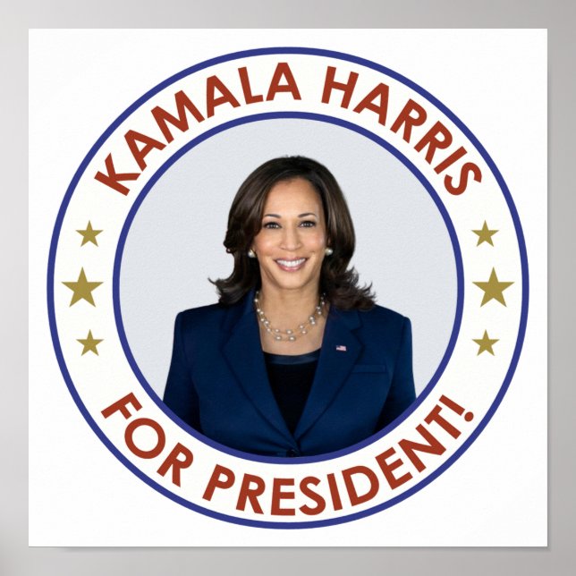 KAMALA HARRIS FÖR TALMAN! POSTER (Framsidan)