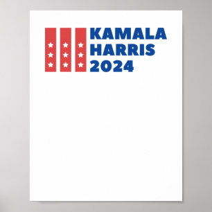 Kamala Harris för talman - Röstblått val 2 Poster