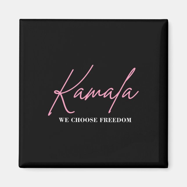 Kamala Harris för valfrihet 2024 Magnet (Framsidan)