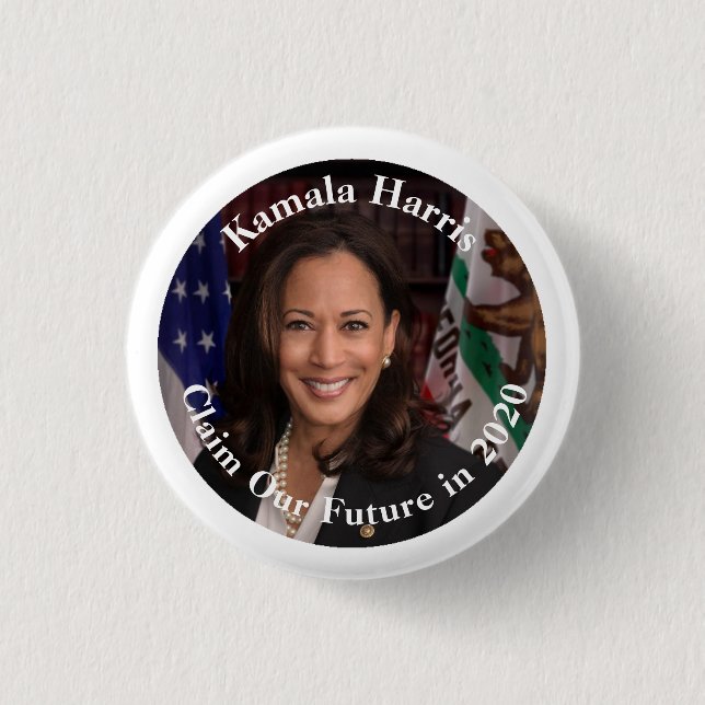 Kamala Harris - fordra vår framtid i 2020 Knapp (Framsida)