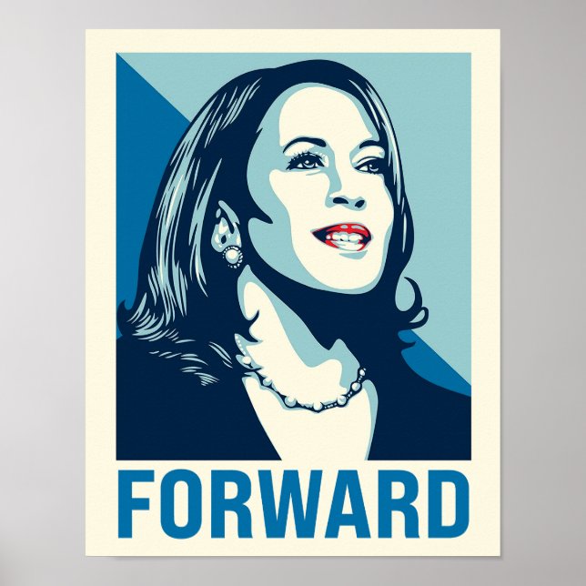 Kamala Harris Forward 11x14 Poster (Framsidan)