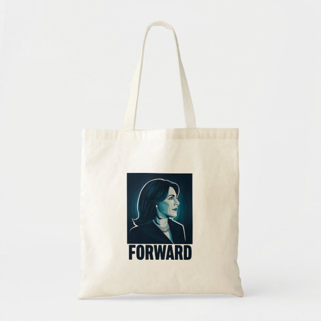 Kamala Harris Forward 2024 Presidentval Tygkasse (Framsidan)