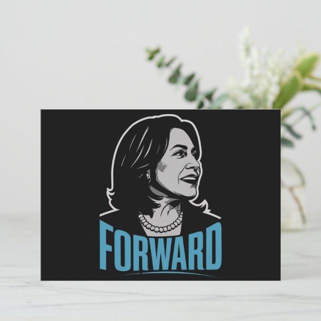 Kamala Harris Forward Inbjudningar (Stående Fram)