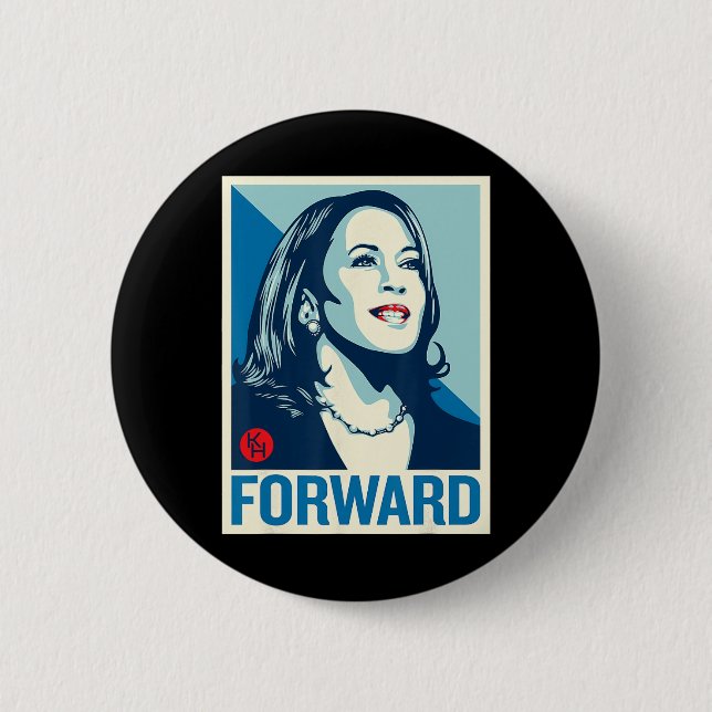 Kamala Harris Forward Knapp (Framsida)