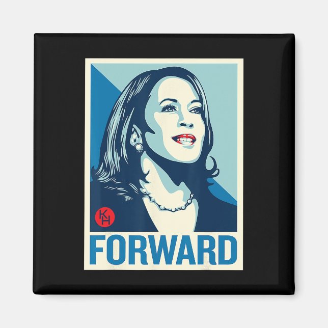 Kamala Harris Forward Magnet (Framsidan)