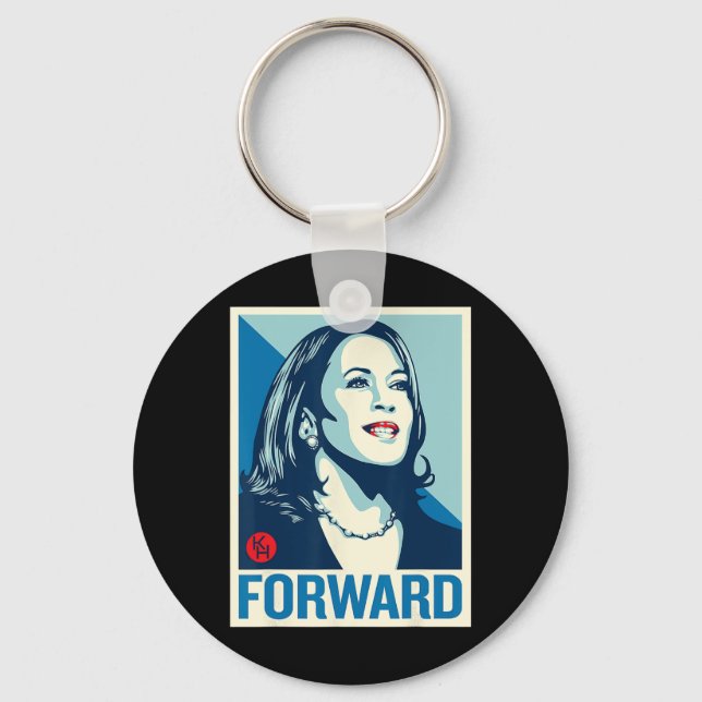 Kamala Harris Forward Nyckelring (Framsida)