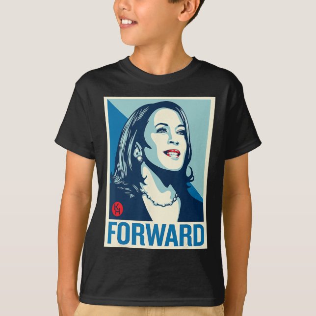 Kamala Harris Forward T Shirt (Framsida)