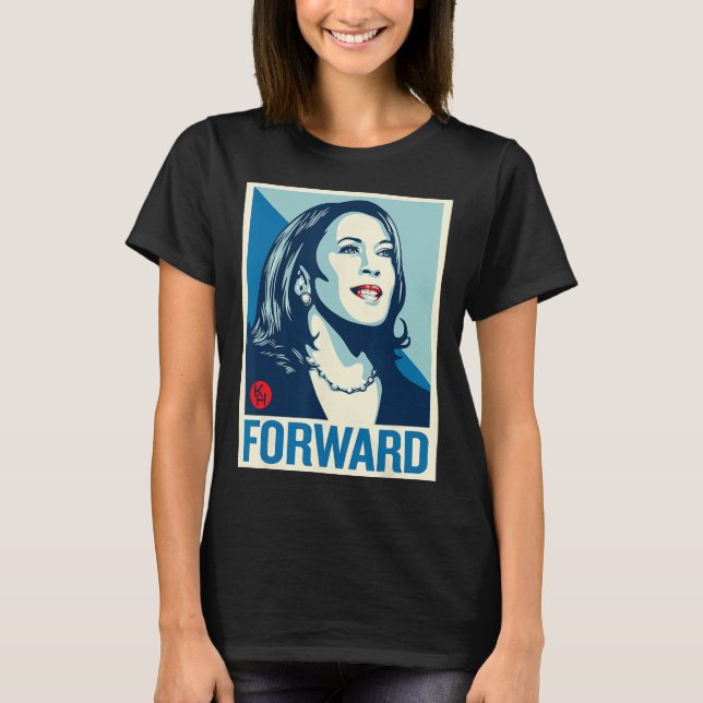Kamala Harris Forward T Shirt (Framsida)
