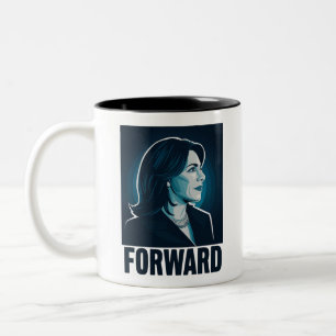 Kamala Harris Framåt 2024 Presidentvalet Två-Tonad Mugg