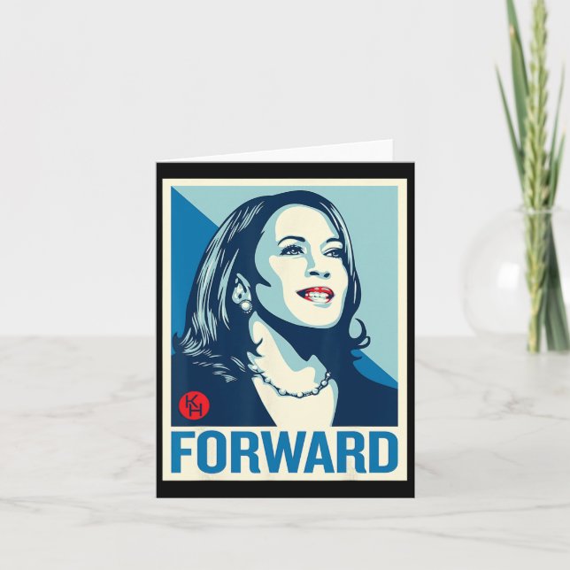 Kamala Harris Framåt  Kort (Framsida)
