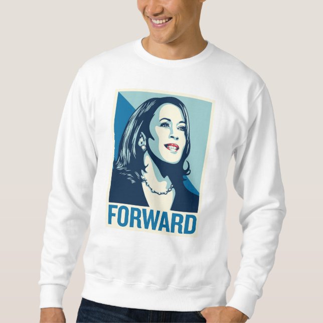 KAMALA HARRIS FRAMÅT LÅNG ÄRMAD TRÖJA (Framsida)