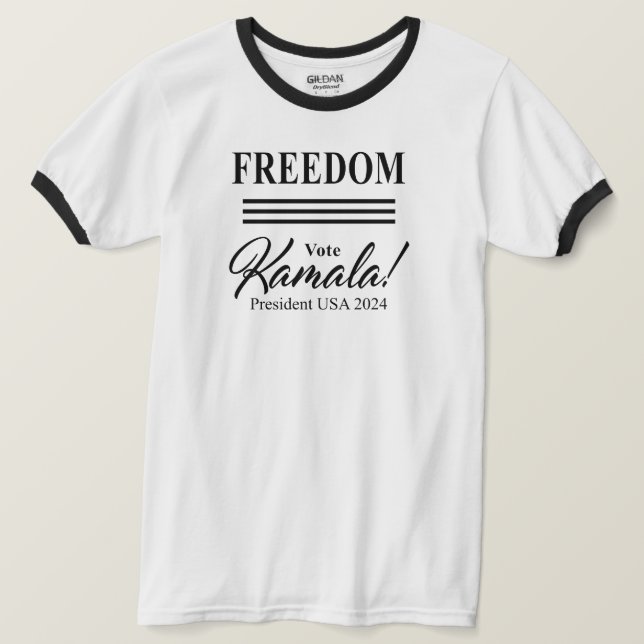 Kamala Harris från 2024 T Shirt (Design framsida)