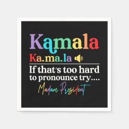 Kamala Harris Fru talman Pappersservett