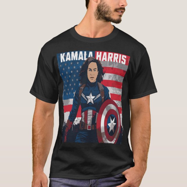 Kamala Harris Fru talman T Shirt (Framsida)