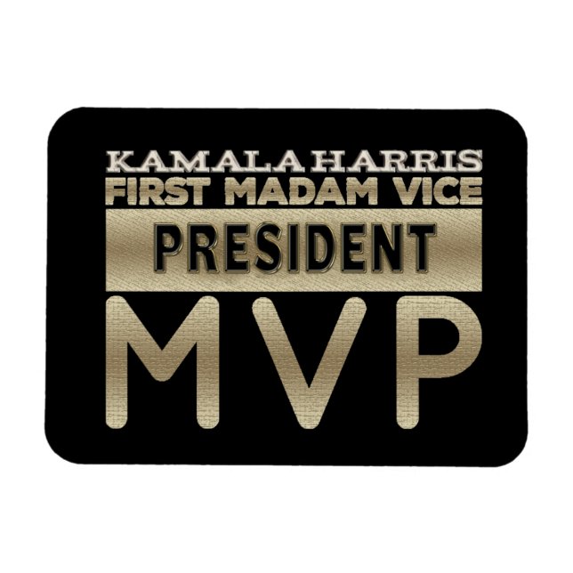 Kamala Harris Fru Vice President MVP Magnet (Horisontell)