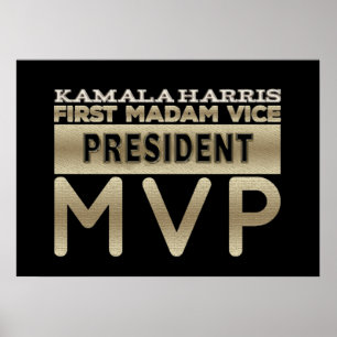 Kamala Harris Fru Vice President MVP Poster