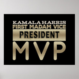 Kamala Harris Fru Vice President MVP Poster
