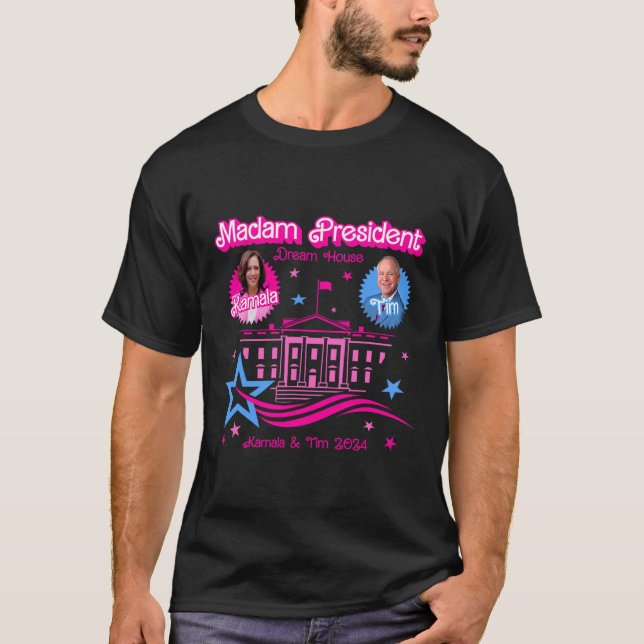 Kamala Harris Fru White House T Shirt (Framsida)