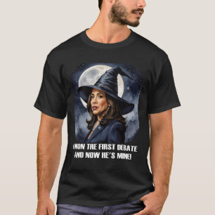Kamala Harris Funny Debatt Val 2024 Won Witch T Shirt