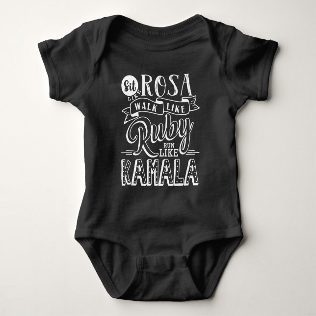 Kamala Harris Girl Power Jersey T-Shirt (Framsida)