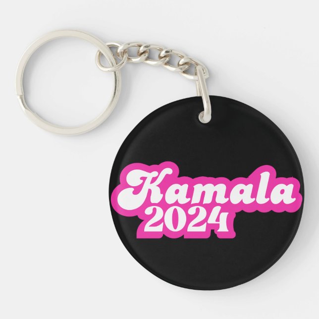 Kamala Harris girly Rosa Logotyp 2024 (Framsidan)