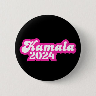 Kamala Harris girly Rosa Logotyp 2024 Knapp