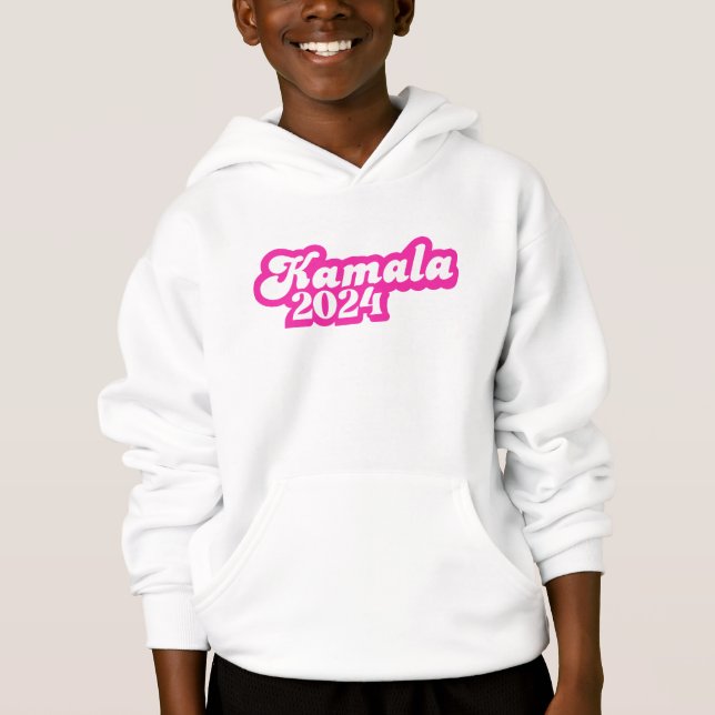 Kamala Harris girly Rosa Logotyp 2024 T Shirt (Framsida)
