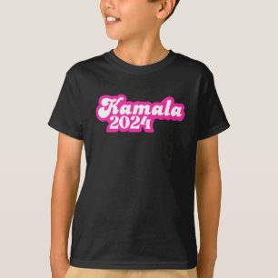 Kamala Harris girly Rosa Logotyp 2024 T Shirt