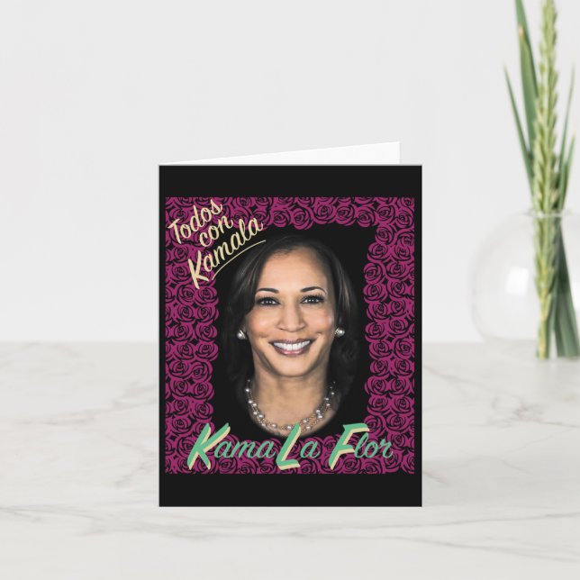 Kamala Harris Harris 2024 Kamala Harris för Pr Kort (Framsida)