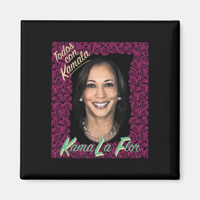 Kamala Harris Harris 2024 Kamala Harris för Pr Magnet (Framsidan)