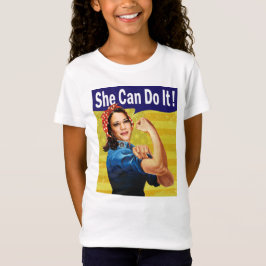 Kamala Harris Hon kan göra det genom flickors Bra  T Shirt