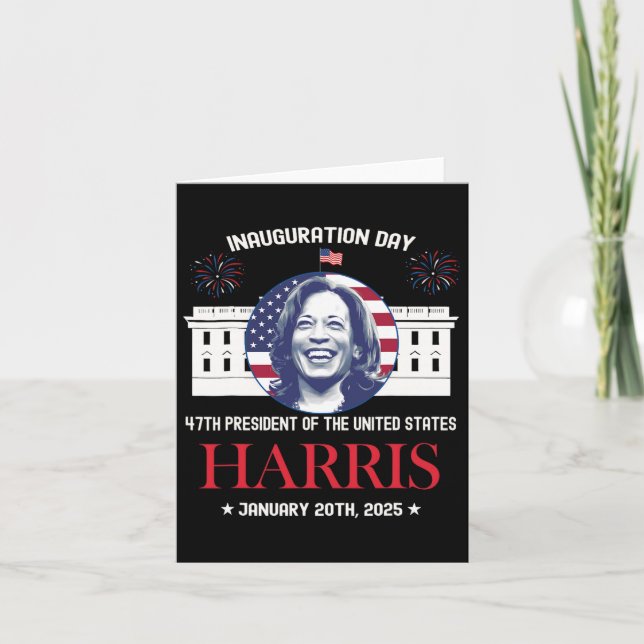 Kamala Harris Inauguration Day 2025, 47:e före Kort (Framsida)