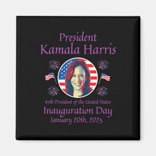 Kamala Harris-installationen 2025 Memorabilia 1 Magnet