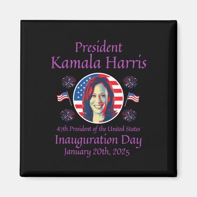 Kamala Harris-installationen 2025 Memorabilia 1 Magnet (Framsidan)