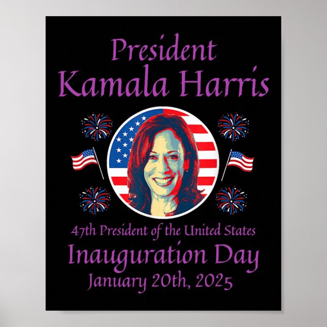 Kamala Harris-installationen 2025 Memorabilia 1 Poster (Framsidan)