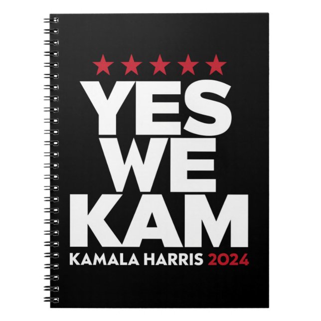 Kamala Harris Ja Vi Kam för USA:s president 2024 Anteckningsbok (Framsidan)