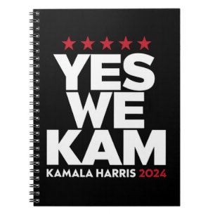 Kamala Harris Ja, vi Kam till USA:s president 2024 Anteckningsbok