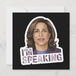 Kamala Harris jag talar, historisk debatt citat Inbjudningar