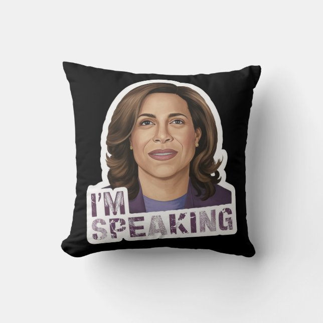Kamala Harris jag talar, historisk debatt citat Kudde (Framsida)